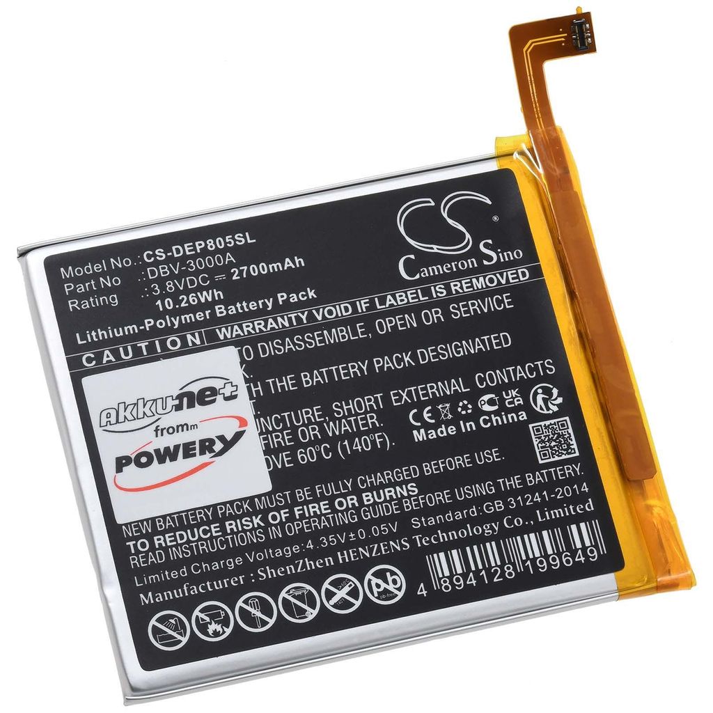Akku für Doro 8050 DBS-0230 Handy Produktbild 