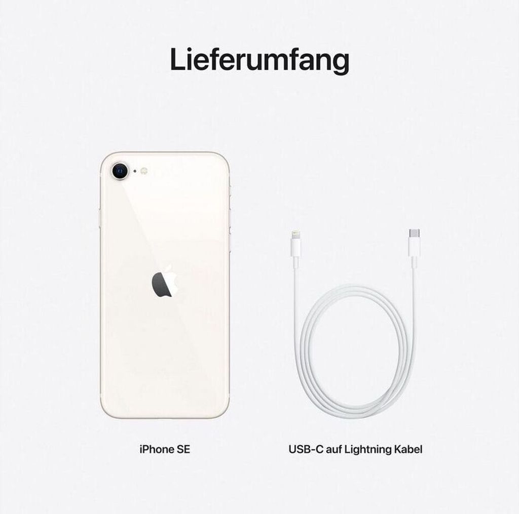 Apple iPhone SE 2022 128GB Starlight Produktbild 15