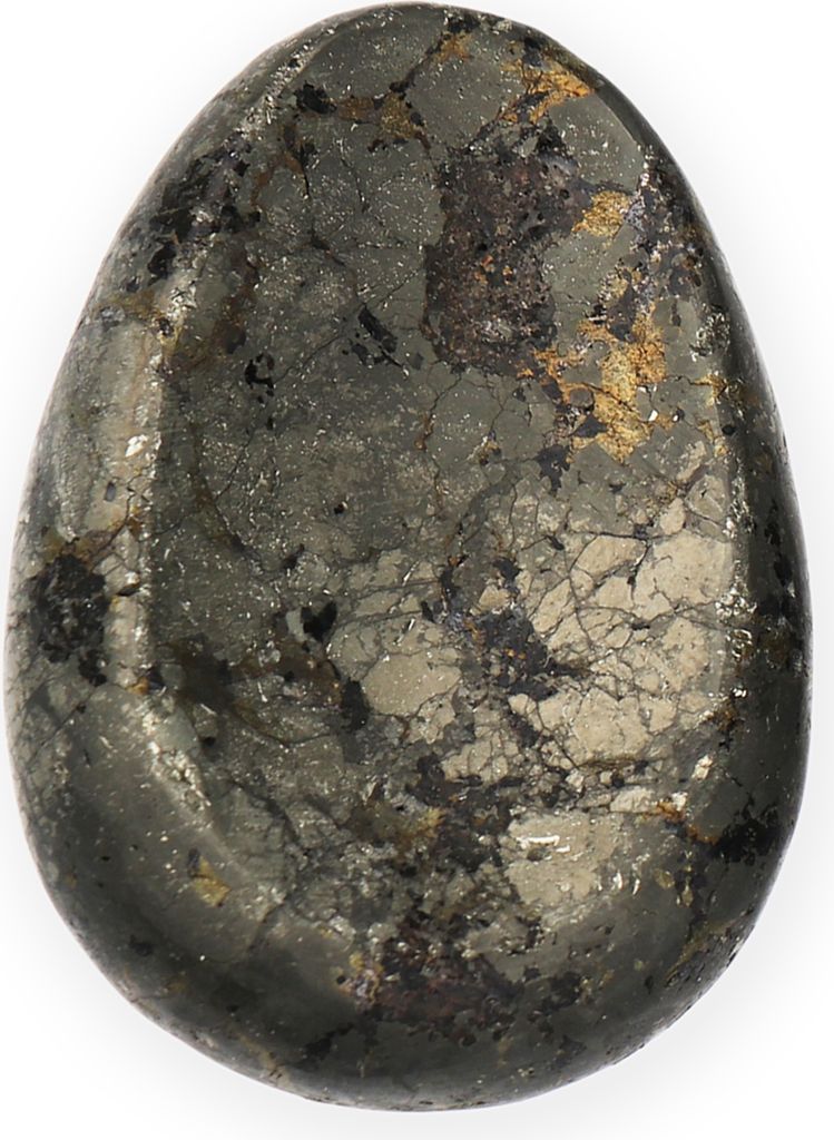 NKlaus Daumenstein Pyrit Edelstein 5x3,5cm Heilstein Produktbild 