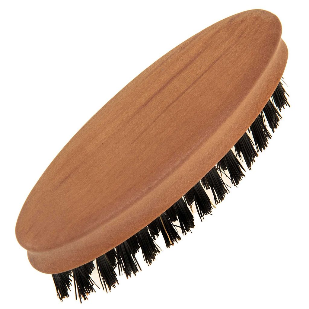 Runde Holzbürste Mit Wildschweinborsten – Anti-Frizz & Glättend, Mittlere Härte