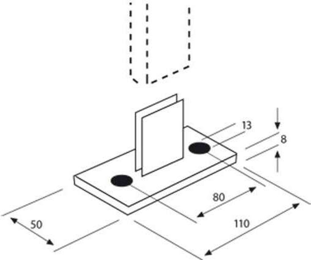ZARGES Fußplatte für Stahl 47311