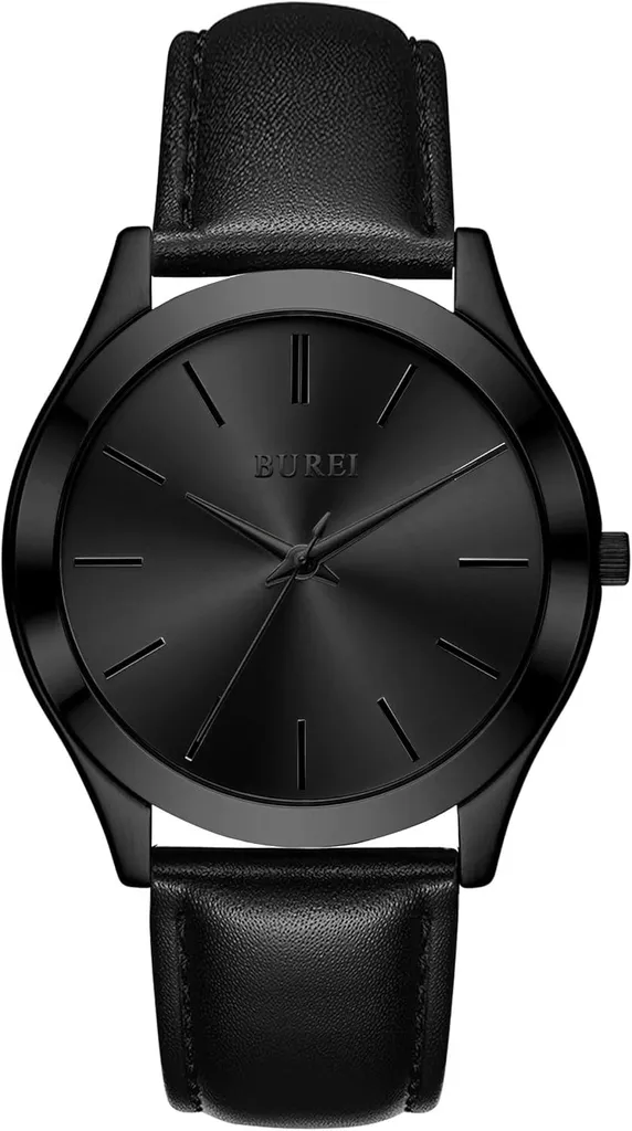 Orologio Uomo Quarzo 44mm Minimalista | Cinturino Pelle Precisione