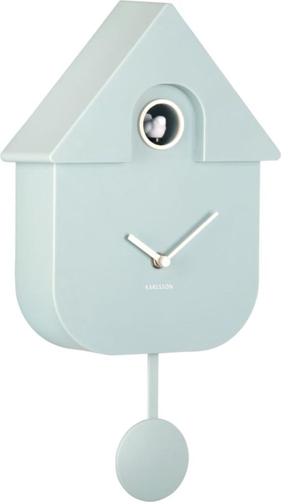 Karlsson - Kuckucksuhr Modern Cuckoo - Blau - 8,5x21,5x41cm Produktbild 