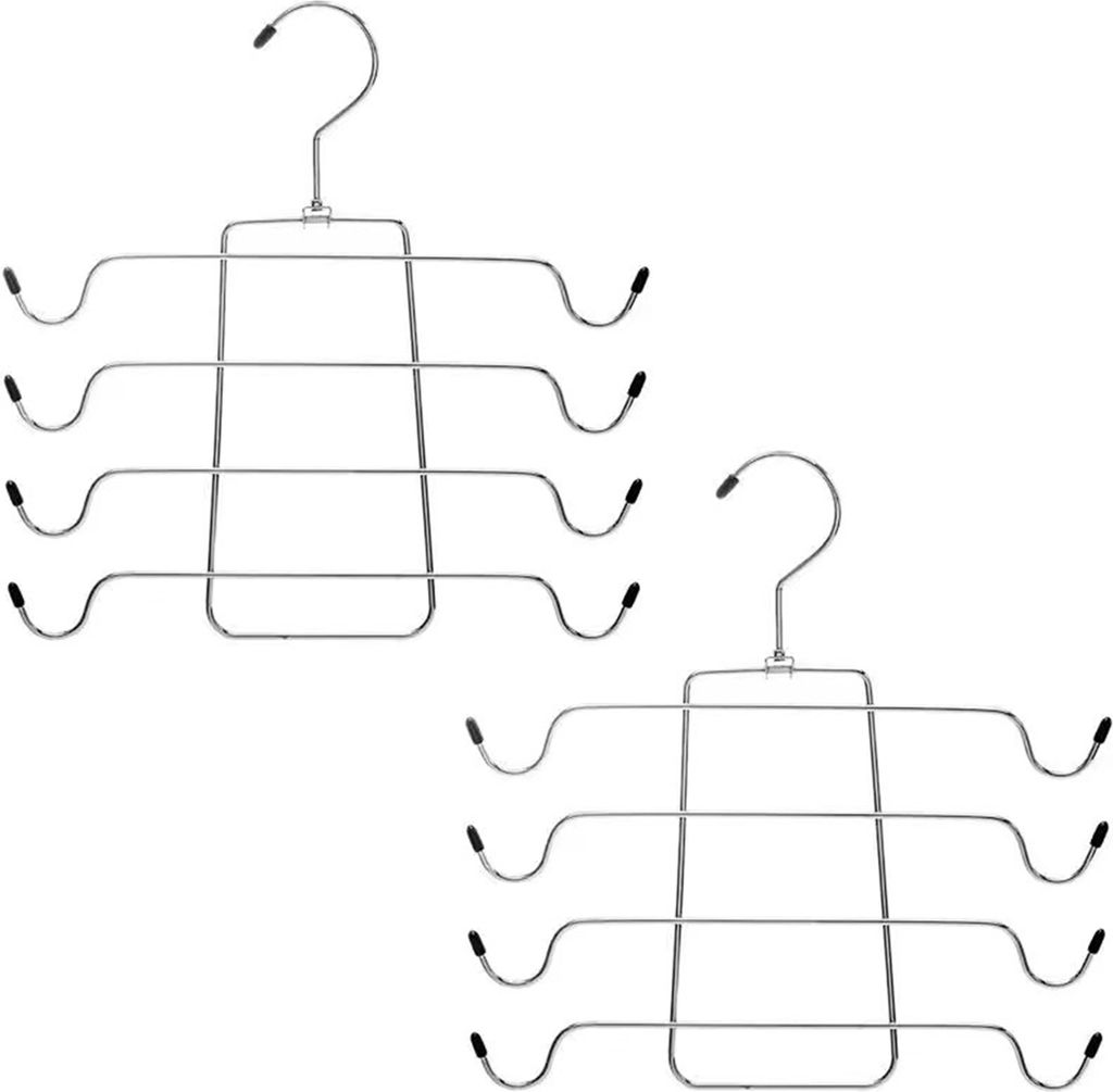 1/2 Stück Tank Top Kleiderbügel Schrank Organizer Starke Tragkraft Rutschfestes Design Platzsparender Kleiderbügel für BHs und Schals