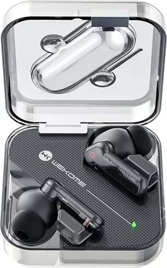 WEKOME V51 Vanguard Serie - V5.1 TWS kabellose Bluetooth-Kopfhörer mit Ladetasche (Schwarz)