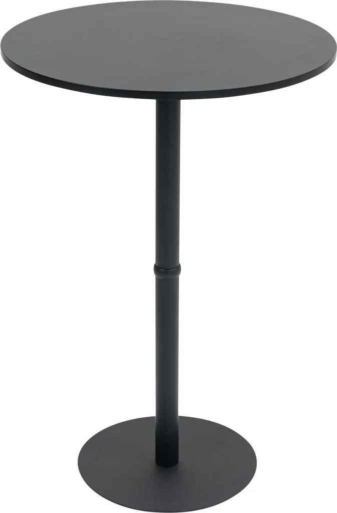 Table haute stable Hereford ronde contre le manque de place en cuisine