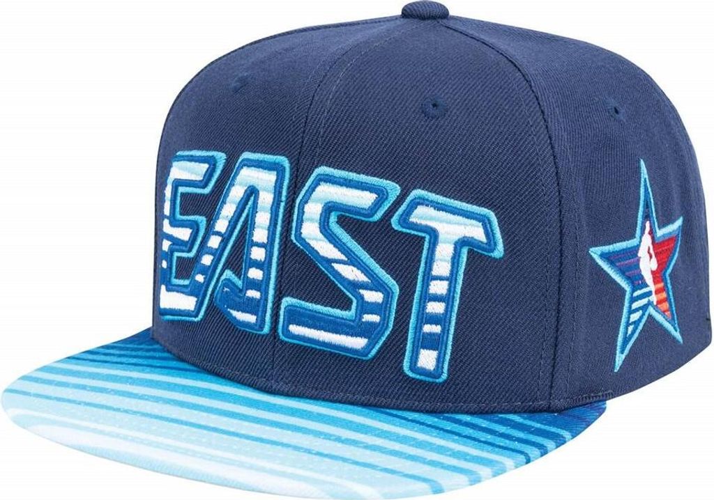 Mitchell & Ness Sunrise Snapback All-Star East #1 Allen Iverson navy