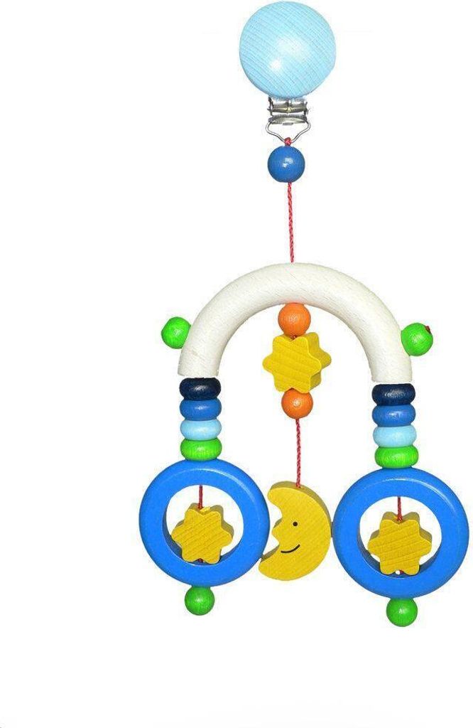 Babyspielzeug Minitrapez Mond Sterne BxHxT 22x11x5cm NEU