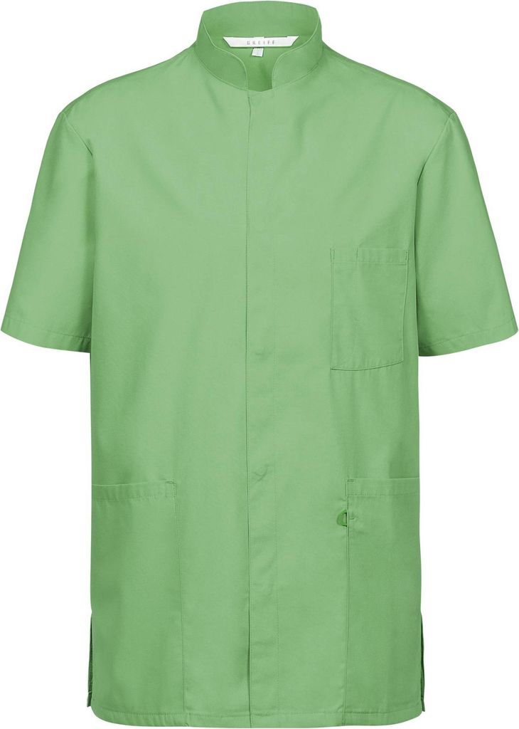 GREIFF Greiff Herren Kasack Regular Fit 1/2 Arm 5006-6550-42 Gr. M lindgrün