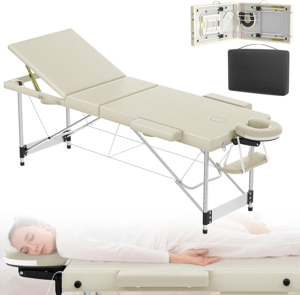 ACXIN Massageliege aus Aluminium klappbar und Produktbild 