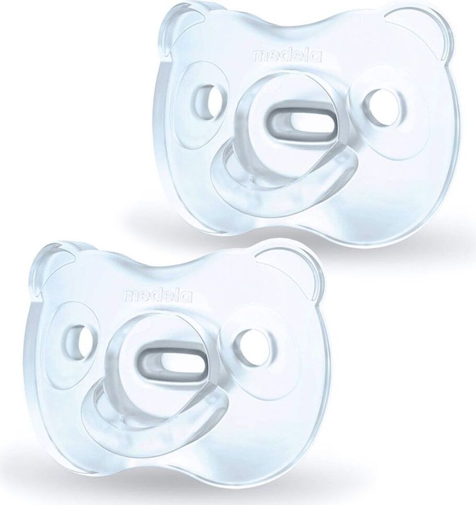 Medela Schnuller Soft Silicone DUO 6-18 M - Hellblau Produktbild 3