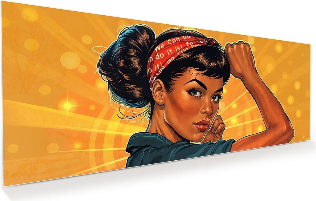 Glasbild 125x50cm in XXL für Wohnzimmer, Schlafzimmer Motiv Produktbild 