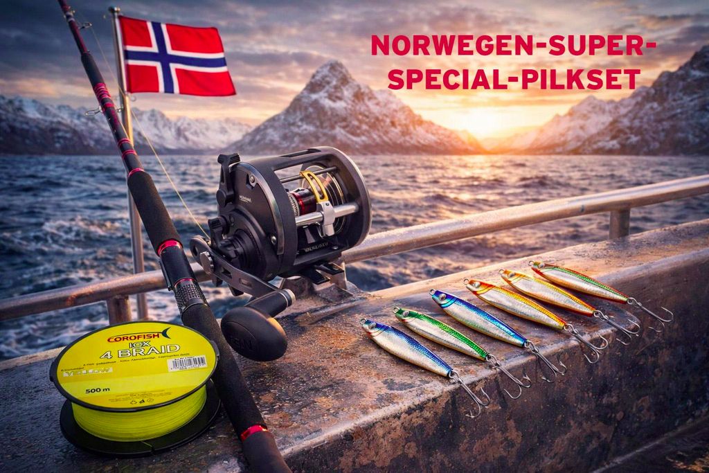 Gerlinger Norwegen Super Special Pilk-Set - Angelset für Produktbild 