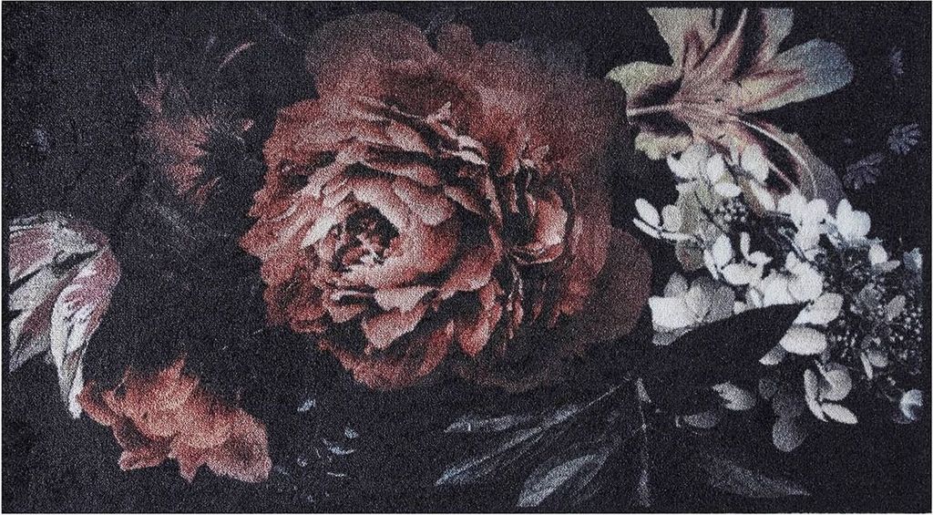 MD Entree Universal | Teppichläufer - Wohnzimmerteppich - Eingangsmatte,Größe:67x150 cm;Motiv:bella rosa