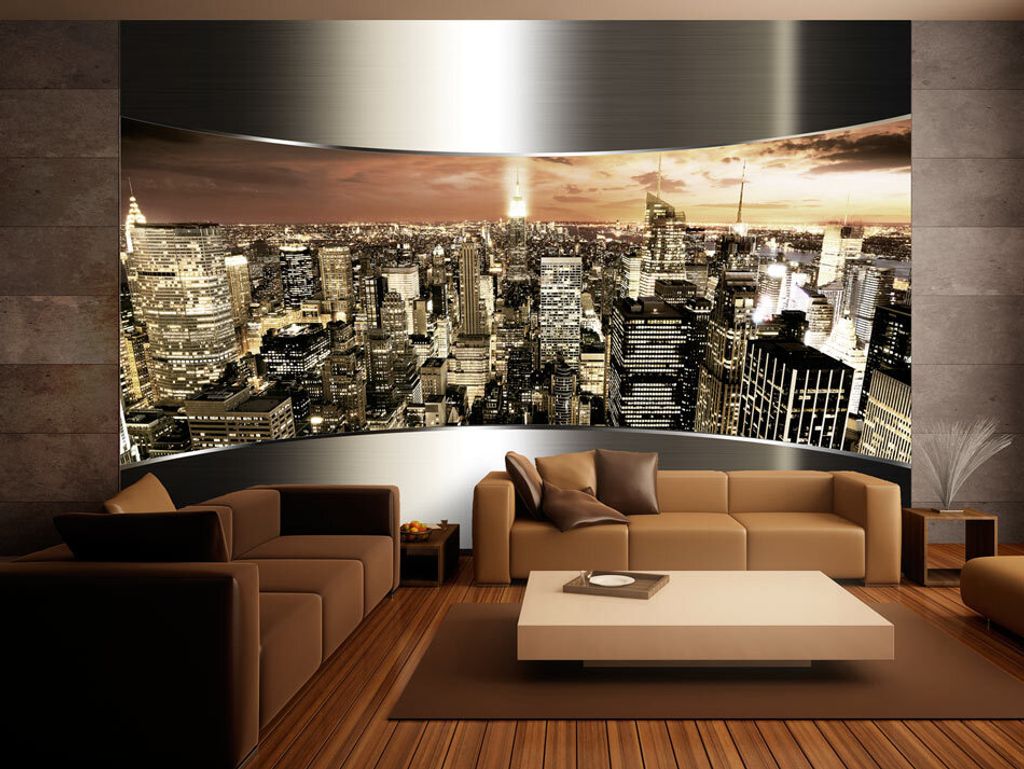 Vlies Fototapete 350x256 cm Tapeten Wandtapete XXL Stadt City New York NY d-A-0023-a-b