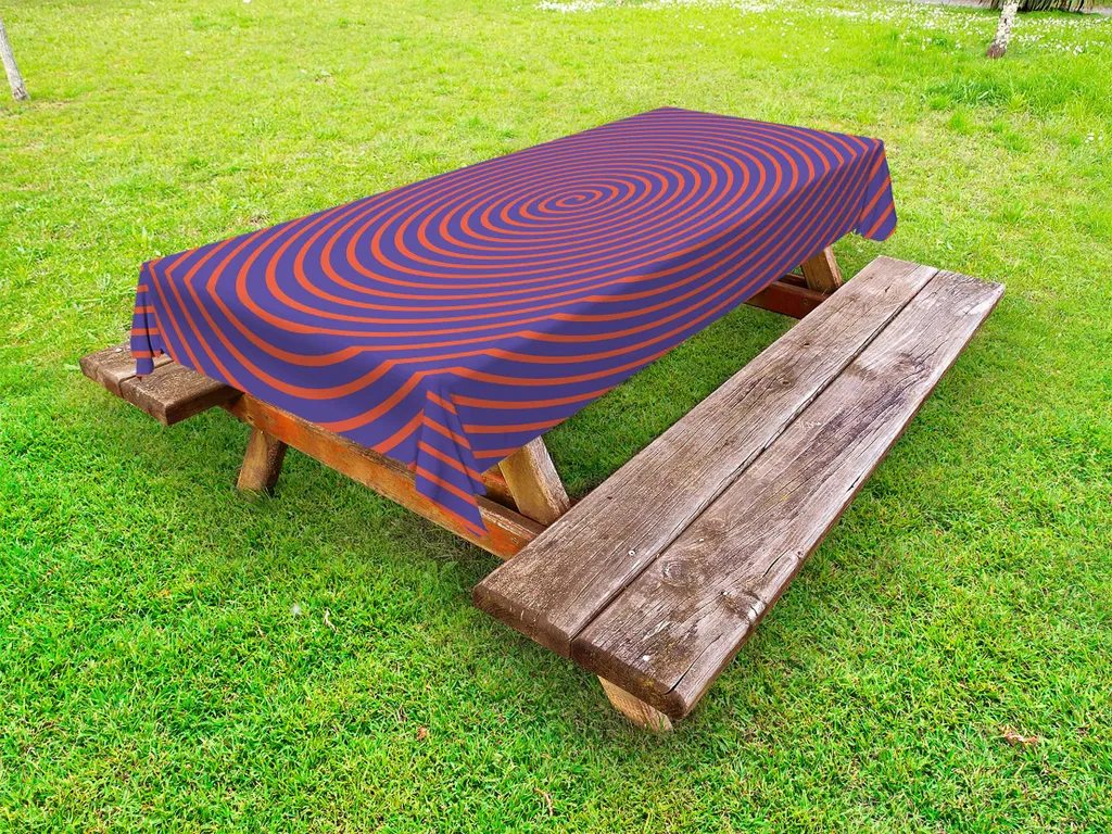 ABAKUHAUS Tovaglia Psichedelica 145x265 | Arredo Giardino Pop Art