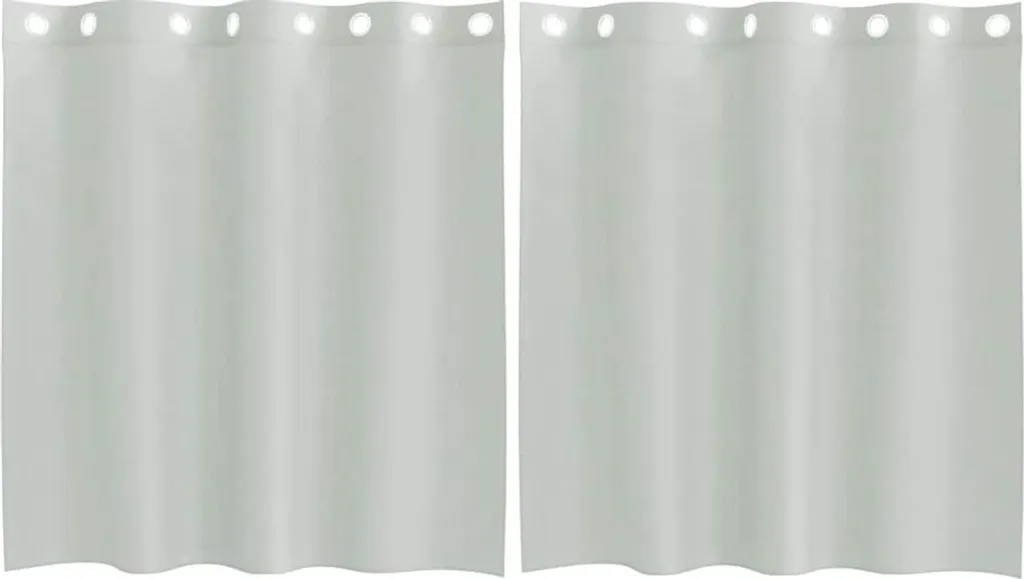 Tende in Voile Grigio Chiaro vidaXL 140x140 | Arreda con Leggerezza