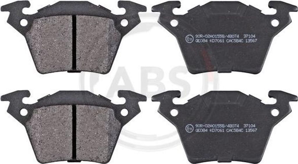 A.B.S. 37104 Bremsbelagsatz, Scheibenbremse OE 0004214210 kompatibel mit Vito, V-Klasse