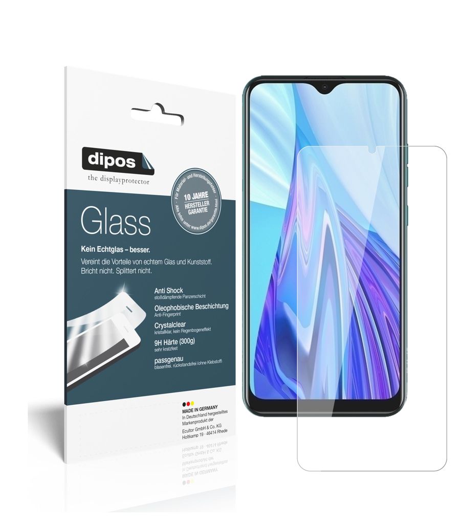 2x Schutzfolie für Hisense F30s - Anti-Shock 9H Folie dipos Glass Kunststoffglas