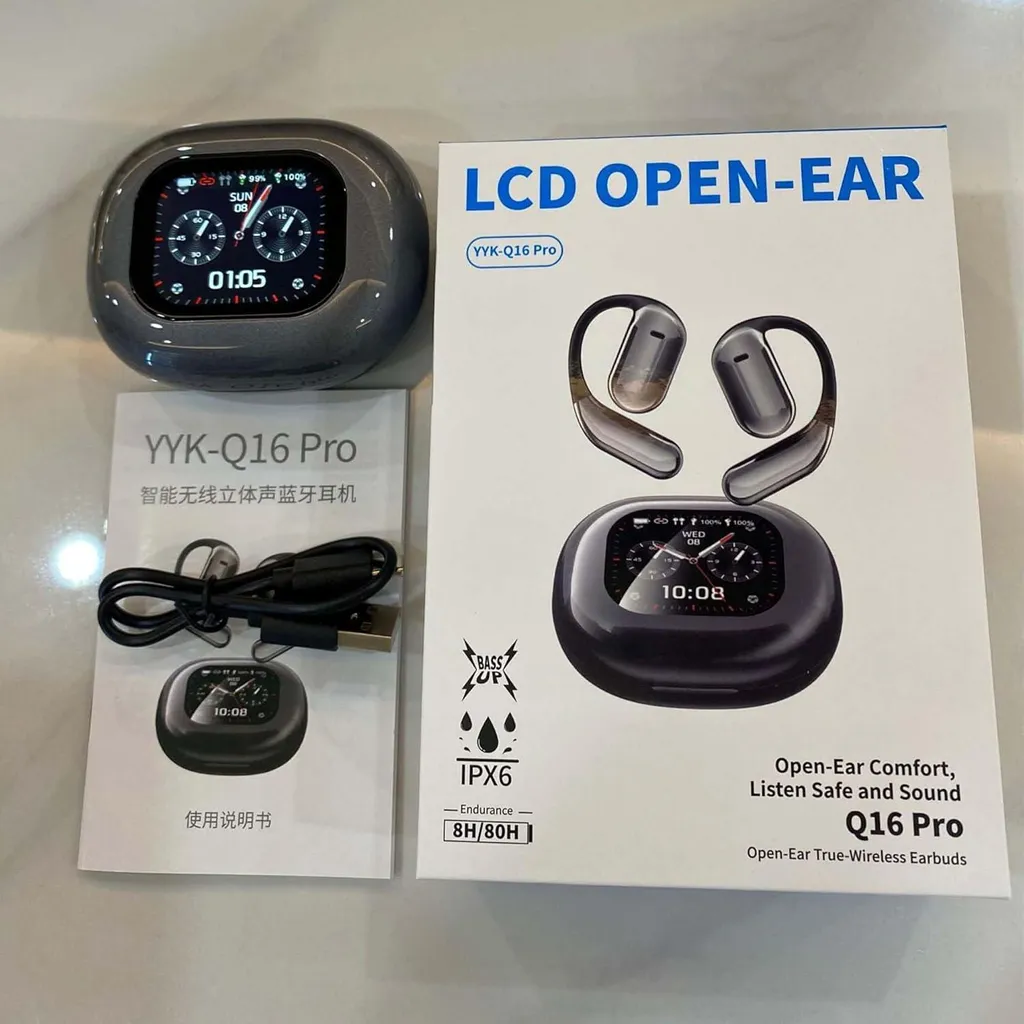 Cuffie Open-Ear con Schermo LED: Design e Comfort per la Città - 3
