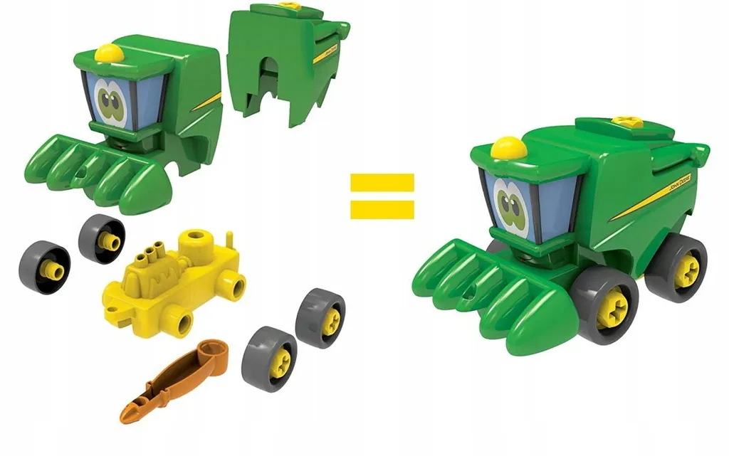 John Deere Kids Corey Combine Jouet de Construction à Assembler 46150