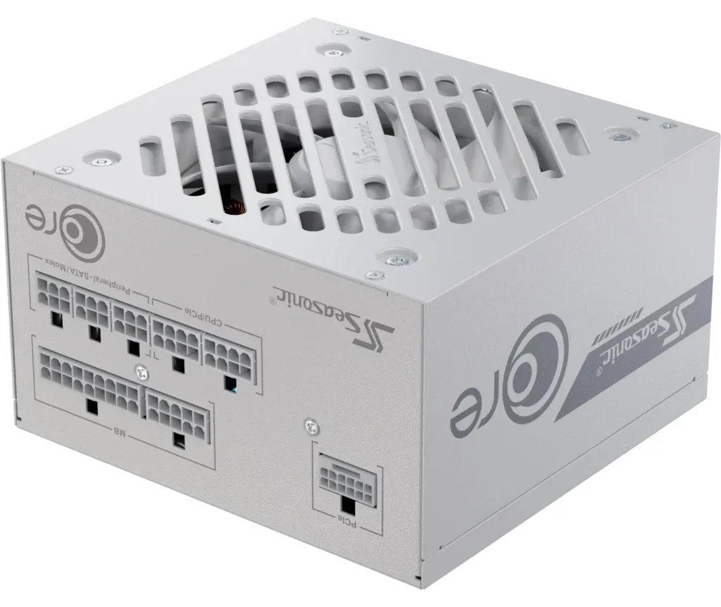 Alimentation 650W Seasonic Core GX-650 ATX 3 Blanc pour PC Gaming et Setup