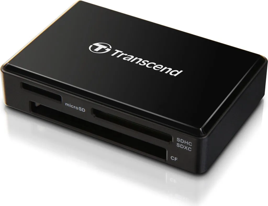 Multi-lecteur de cartes F8 USB 3.1 Noir haute vitesse pour PC et Mac