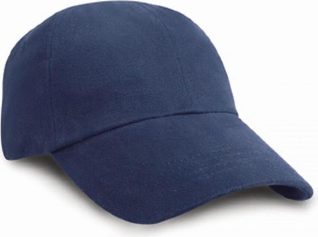 Result Headwear RC024X | Low Profile Heavy Brushed Baumwolle Cap / Kappe / Mütze / Hut - Farbe: Navy - Größe: One Size