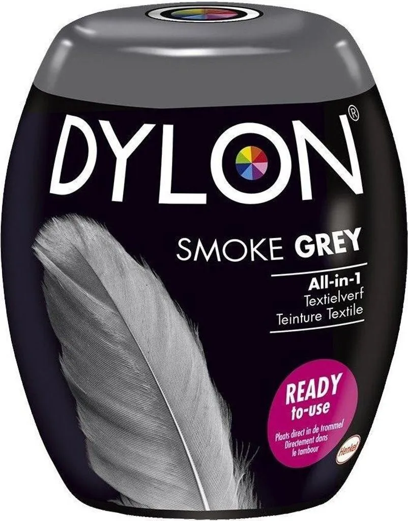 Teinture Dylon Smoke Grey 350g tout-en-un pour un gris fumé parfait