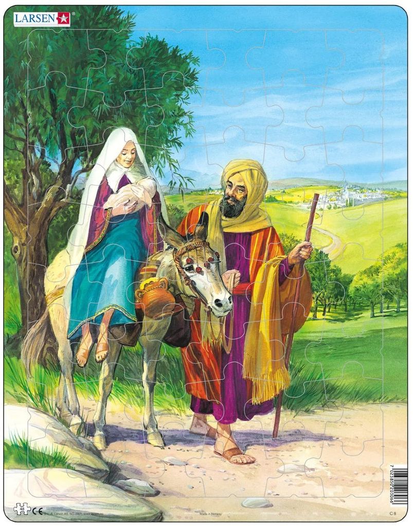 Puzzle Bible - Cesta do Egypta 48 dílků