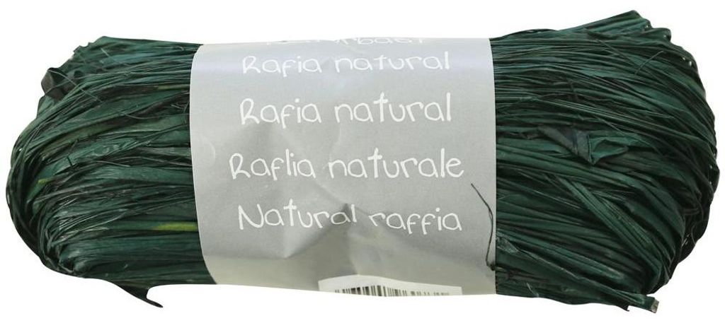 Clairefontaine Raffia-Naturbast, tannengrn Immagine del prodotto 