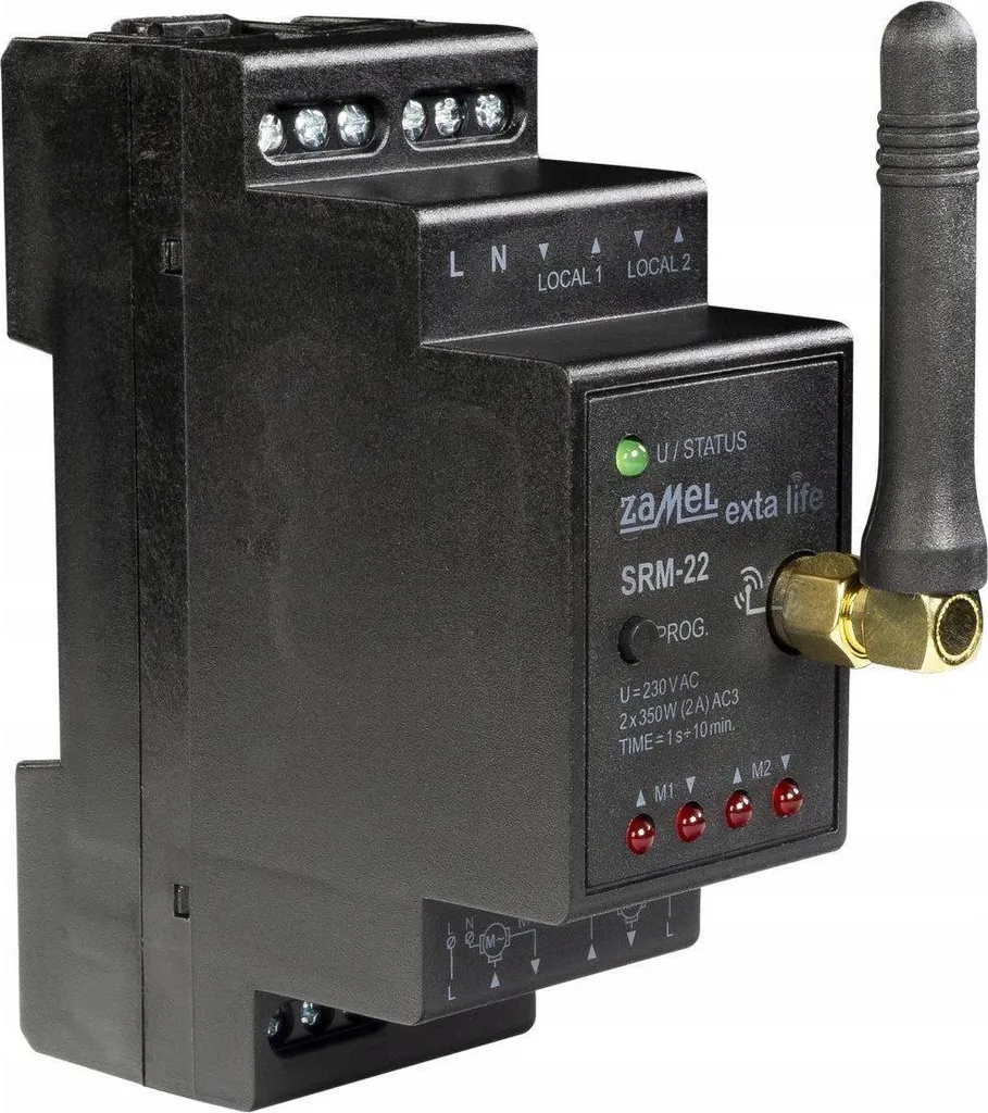 Centralisation volets roulants sans fil avec le module Zamel SRM-22 2CH