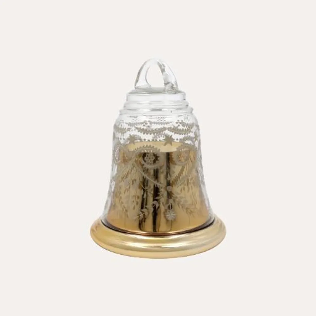 Bougie Campana Gold 20x14 cm : l'idée cadeau déco avec boîte incluse