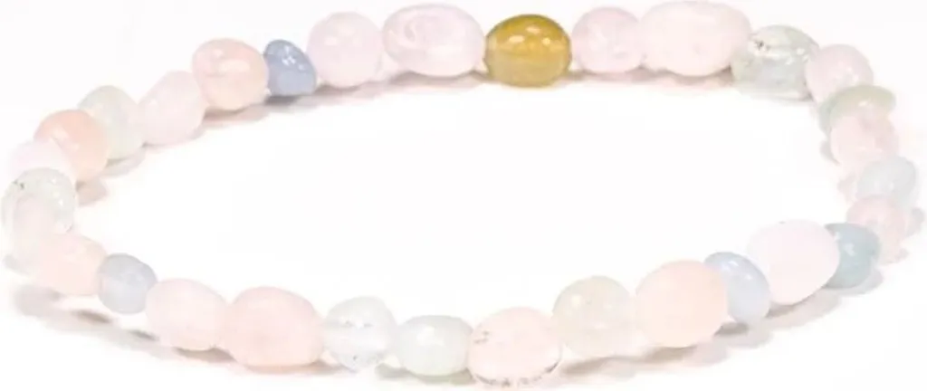 Set de 2 Bracelets Béryl de 4mm Idéal pour Superposition Style