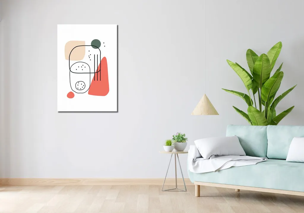 Toile Spatialité 60 x 90 cm - Impression Haute Définition Grand Format