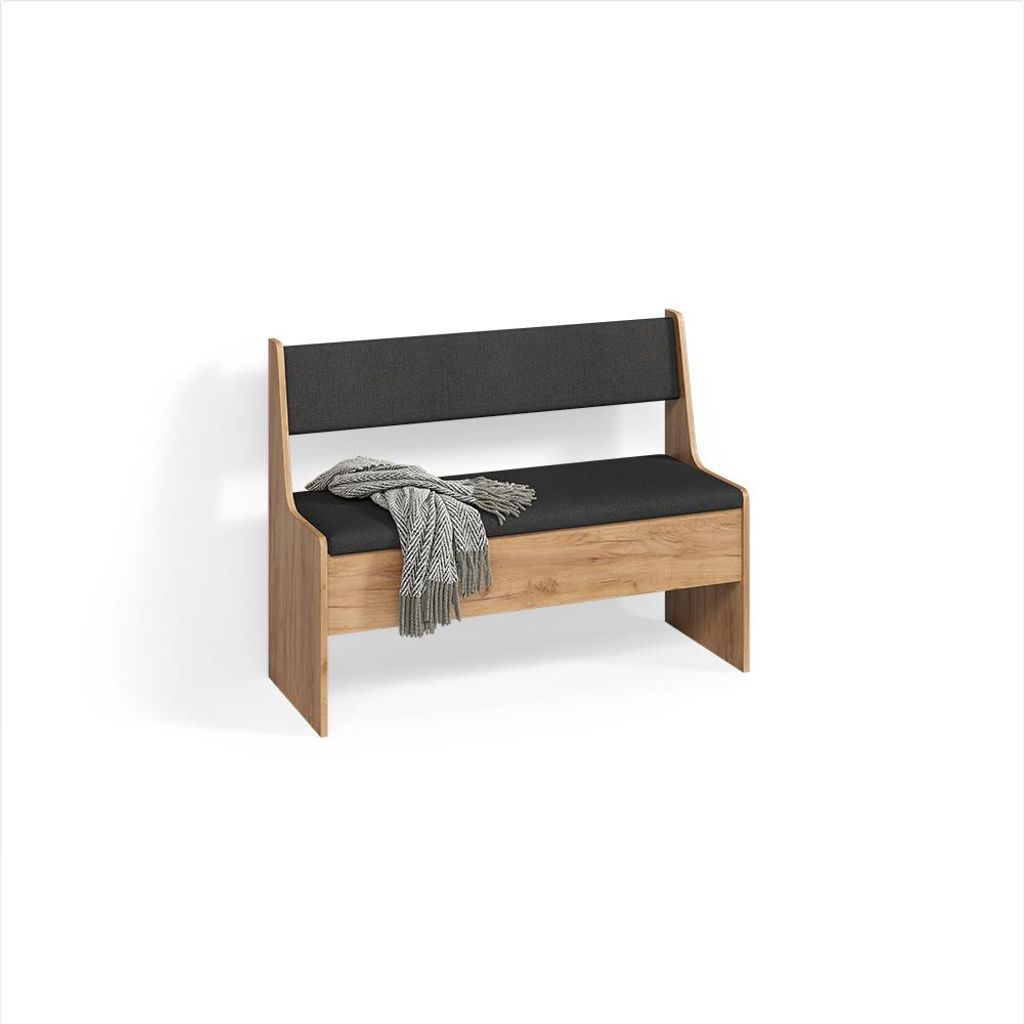 Banc d'angle Livinity Tiberio Sable Chêne 41.5x106.6cm, Image du produit 