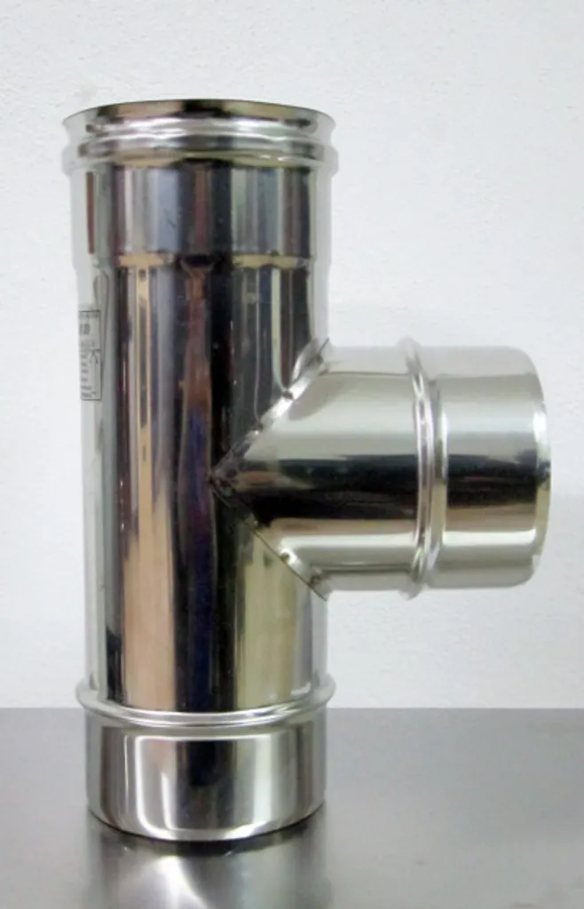 Raccordo a T 90° Inox Ø 160 mm per Camini - Vendita Professionale Online