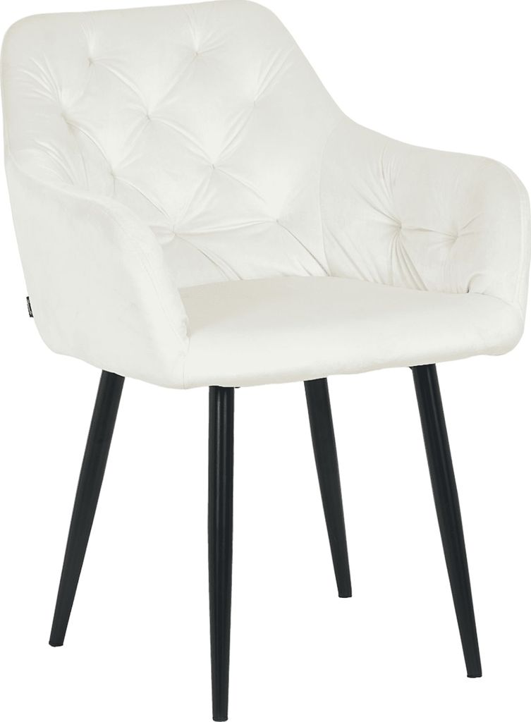 Esszimmerstuhl HLO-CP97 Samt creme
