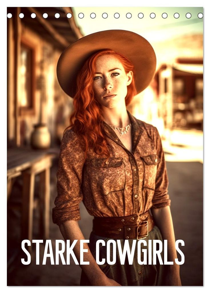 Starke Cowgirls (Tischkalender 2027 DIN A5 hoch), CALVENDO Monatskalender