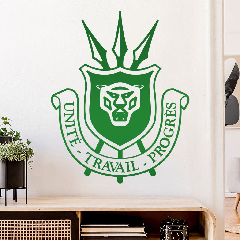 Burundi Wappen Wandtattoo Wandaufkleber Wall Sticker - Dekoration, Küche, Wohnzimmer, Schlafzimmer, Badezimmer