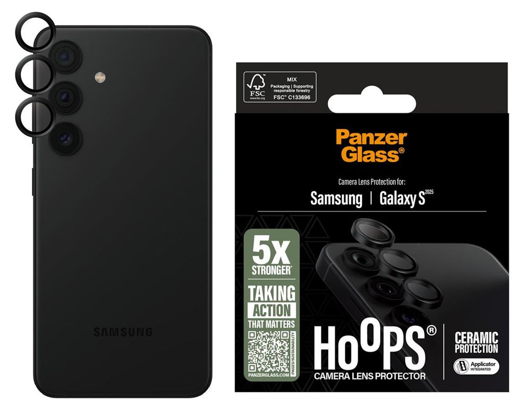 PanzerGlass ® Hoops® Ceramic Kameraschutz Samsung Galaxy Produktbild 