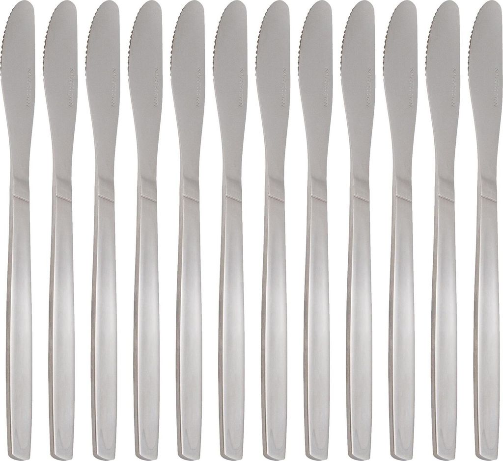 Argon Ta Economy Tafelmesser aus Edelstahl, 22 cm, 12 Stück