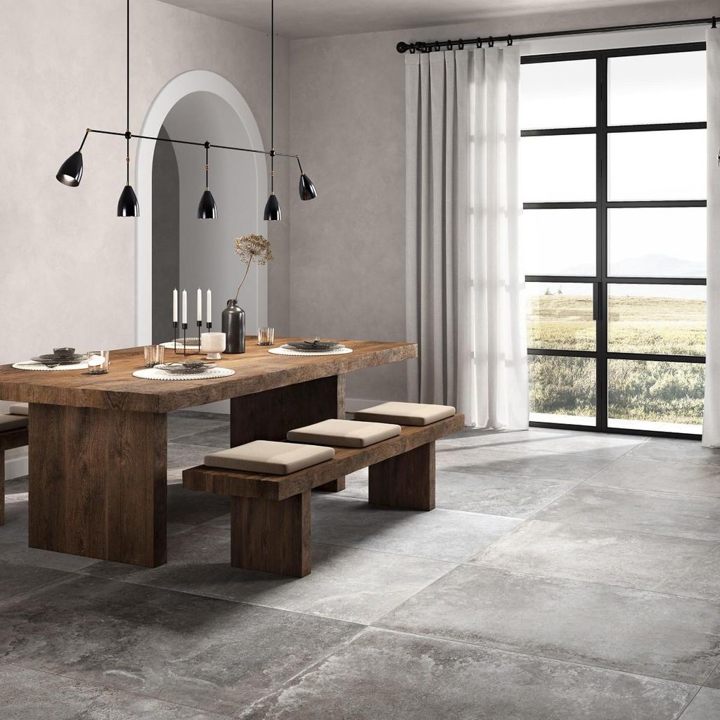 Fliesen Steinoptik Grau 60x120 cm CASA39 Rondine