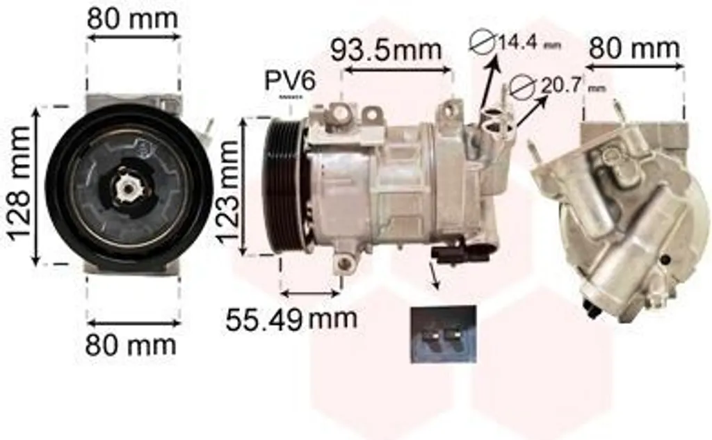 Compresseur 4000K315 VAN WEZEL : Haute performance pour Peugeot 308 SW