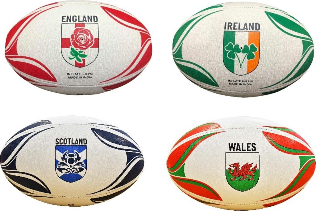 Gioco - Rugby-Ball England FA RD3400 (5) (Weiß/Rot)