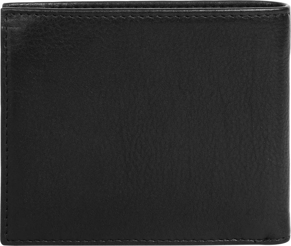 bugatti Nome Wallet : Fini les Portefeuilles Encombrants avec ce Cuir Noir - 12