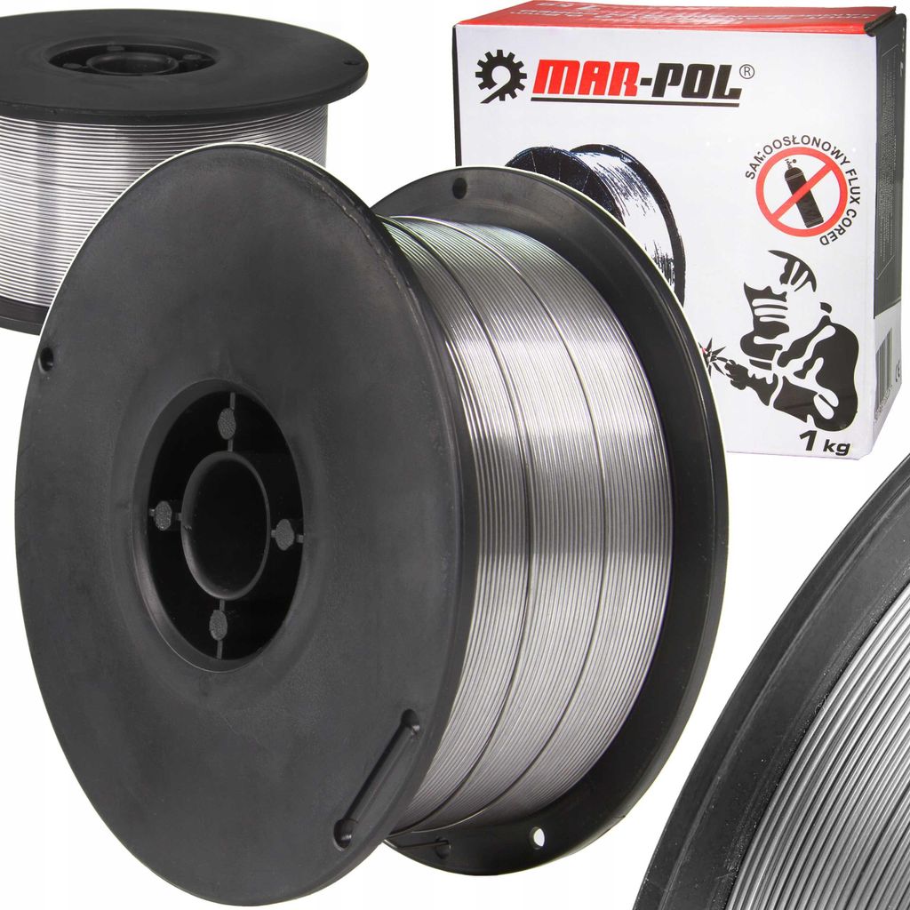 Selbstabschirmender Schweißdraht, 0,8 mm, 1 kg, mit Flussmittelkern, 1 kg, MAR-POL