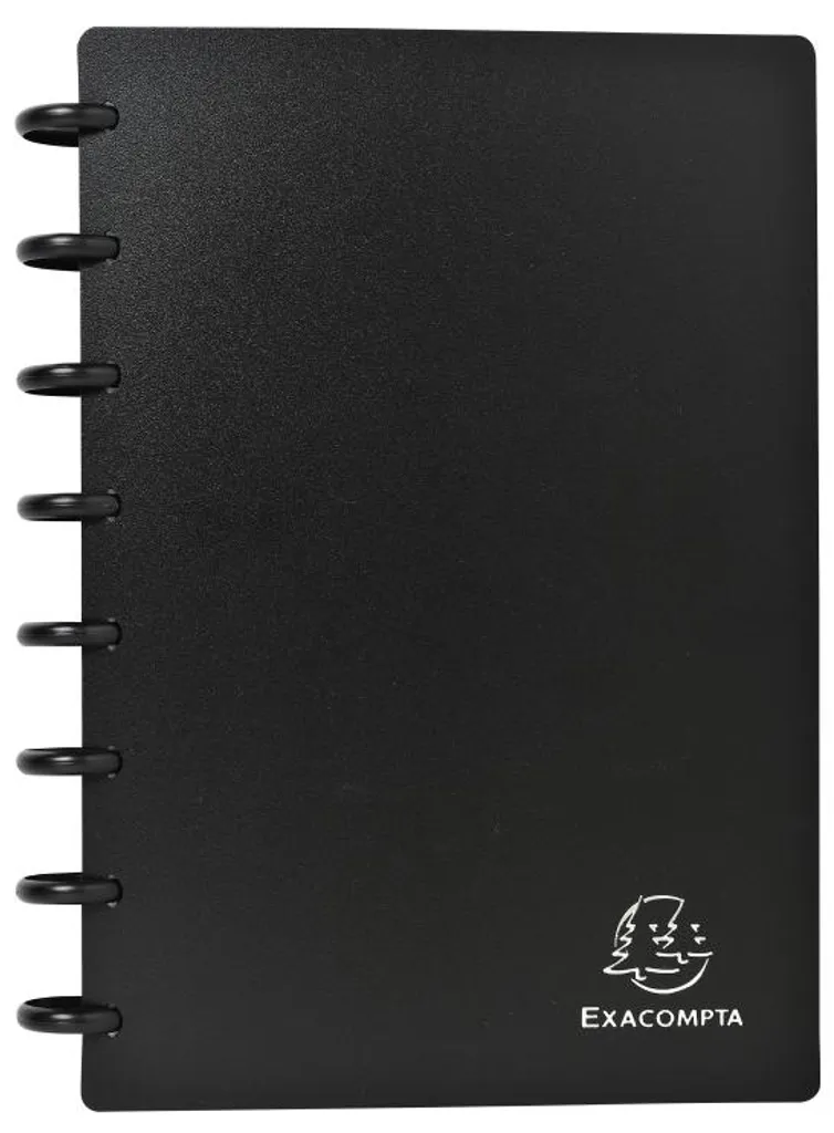 Raccoglitore Exacompta 75151E Nero A5 per 120 Card - Shop Ufficio