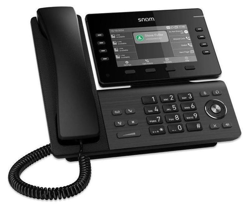 Snom D812 IP-Telefon mit Farbdisplay und 8 Funktionstasten