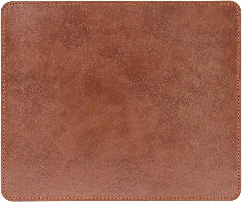 Tapis de souris cuir brun antidérapant : fini les tapis qui glissent